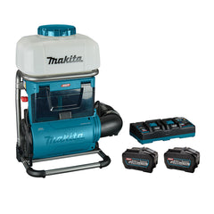 PM001GT201:  Thân máy + 2 pin 5.0 Ah (BL4050F) + Sạc nhanh 2 cổng (DC40RB)