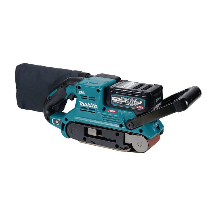 Máy chà nhám băng Makita BS001G dùng Pin 40Vmax XGT, kích thước băng nhám 76mm x 533mm, công nghệ AWS