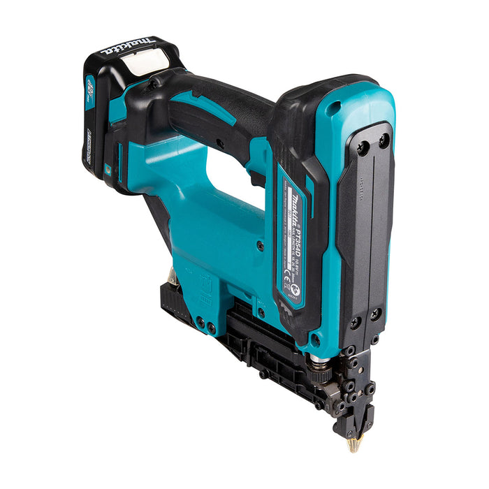 Máy bắn đinh chỉ không đầu Makita PT354D dùng Pin 12Vmax CXT, kích thước đinh 15-35mm