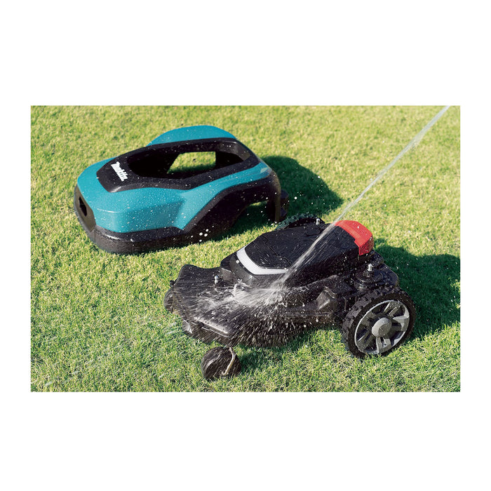 Robot cắt cỏ Makita RM350D dùng Pin tự sạc , diện tích làm việc tối đa 3500m2, độ rộng cắt 240mm