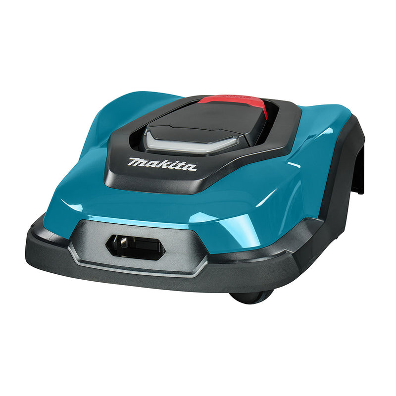 Robot cắt cỏ Makita RM350D dùng Pin tự sạc , diện tích làm việc tối đa 3500m2, độ rộng cắt 240mm