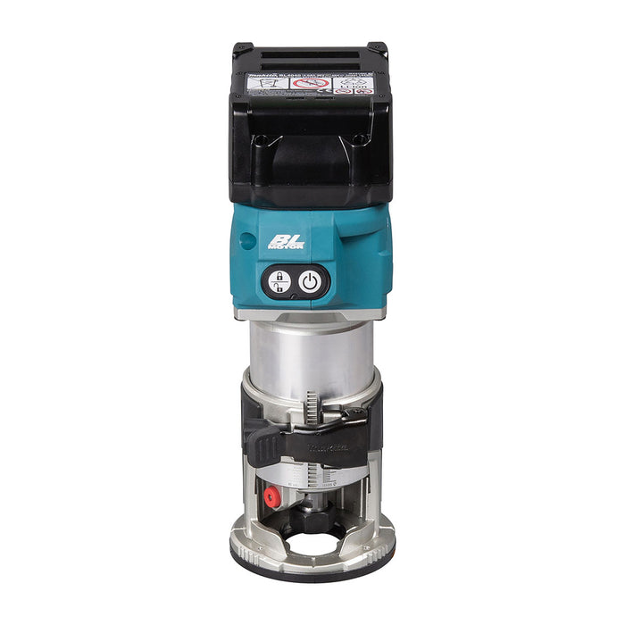 Máy đánh cạnh Makita RT001G dùng Pin 40Vmax XGT, chấu bóp 6.35mm ( 1/4 inch ) và 9.5mm ( 3/8 inch ) công nghệ AWS