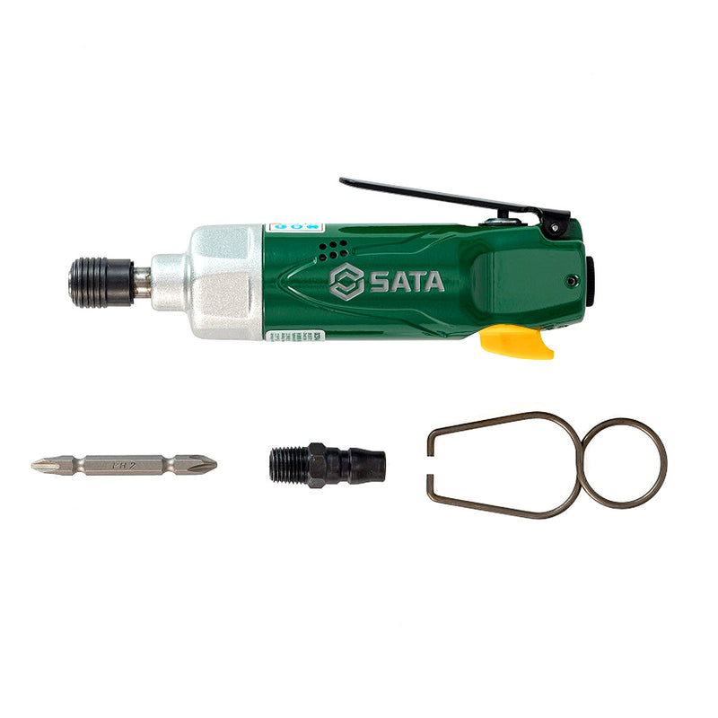 Máy vặn vít thẳng SATA 02314A dùng khí nén, đuôi lục giác 6.35mm (1/4 inch)