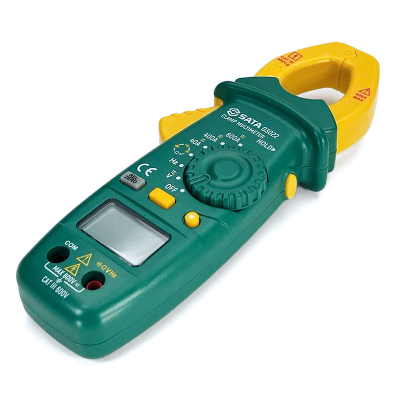 Đồng hồ ampe kìm đo kỹ thuật số đa năng SATA 03022 đo được AC/DC