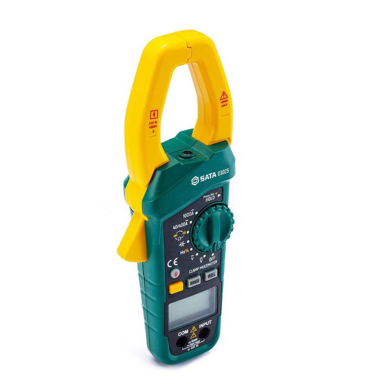 Đồng hồ ampe kìm đo kỹ thuật số đa năng SATA 03025