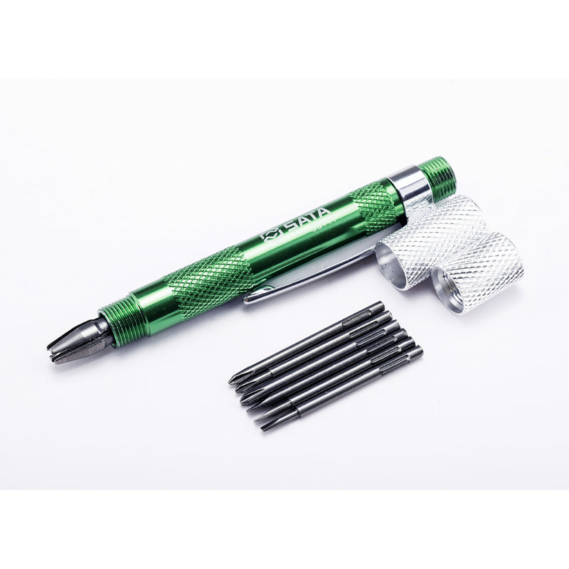 6Pc. Precision Screwdriver Set, Slotted & Phillips Tips SATA 03141