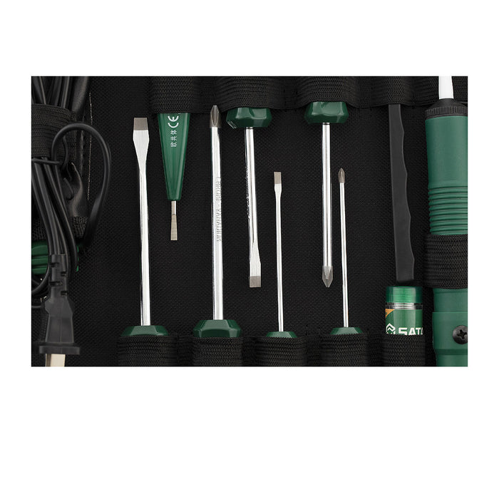 Bộ dụng cụ sữa chữa điện tử cầm tay SATA 03720 22 chi tiết