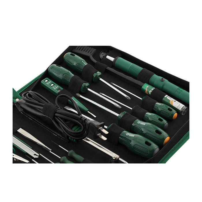Bộ dụng cụ sữa chữa điện tử cầm tay SATA 03720 22 chi tiết
