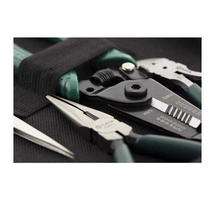 Bộ dụng cụ sữa chữa điện SATA 03750 9 chi tiết