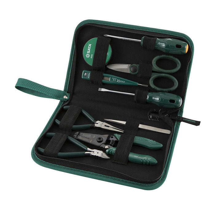 Bộ dụng cụ sữa chữa điện SATA 03750 9 chi tiết