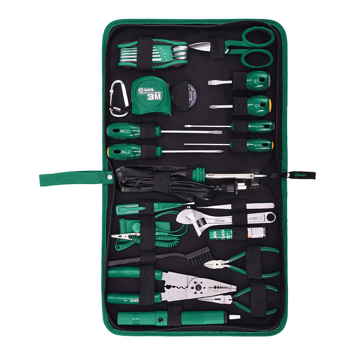 Bộ dụng cụ sửa chữa điện 28 chi tiết SATA 03760