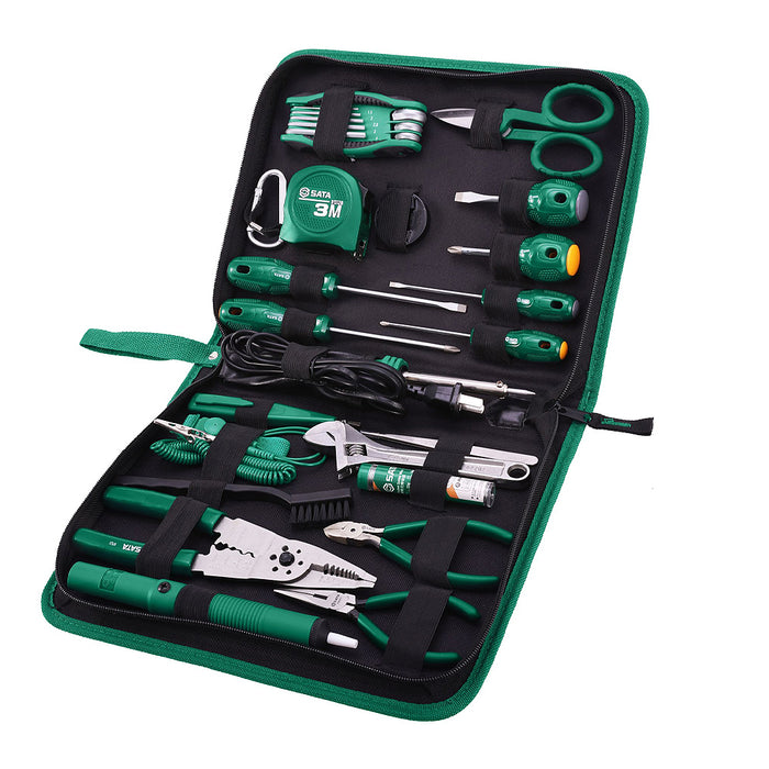 Bộ dụng cụ sửa chữa điện 28 chi tiết SATA 03760