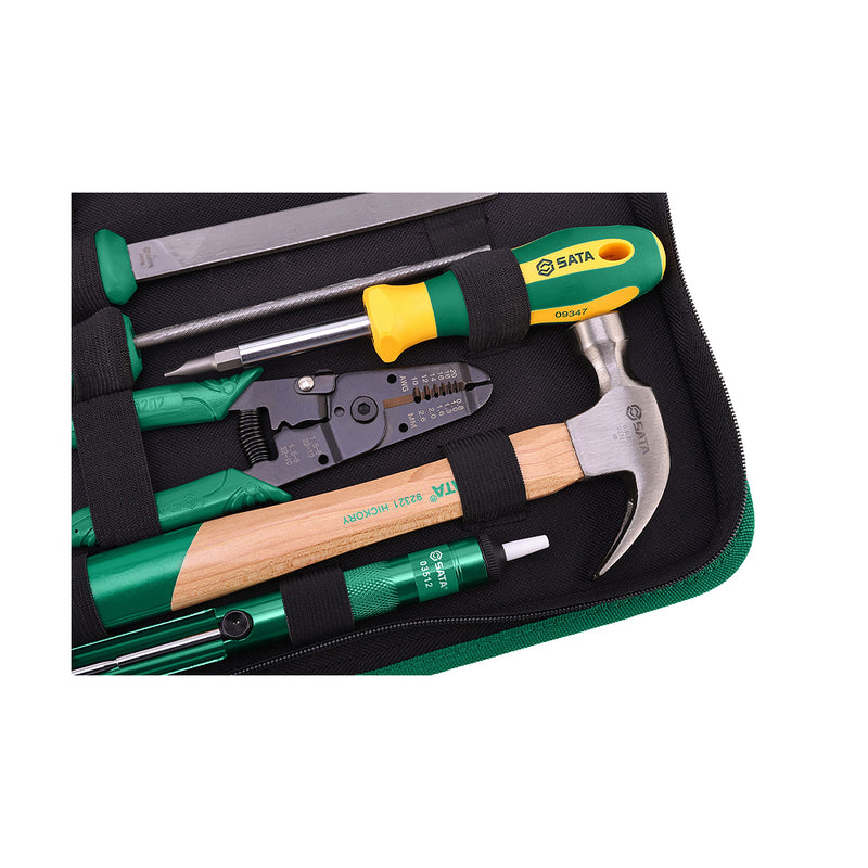 Bộ dụng cụ kết hợp, chuyên sửa điện và linh kiện điện tử 25 chi tiết SATA 03780