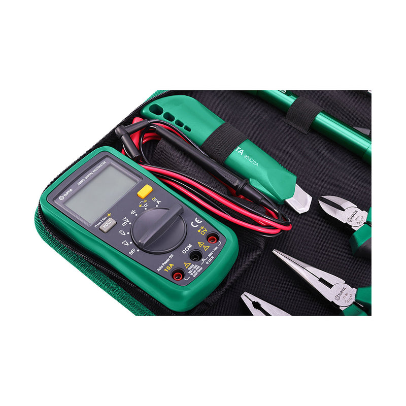Bộ dụng cụ kết hợp, chuyên sửa điện 21 chi tiết SATA 03790