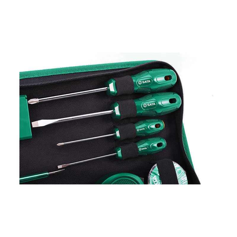 Bộ dụng cụ kết hợp, chuyên sửa điện 21 chi tiết SATA 03790