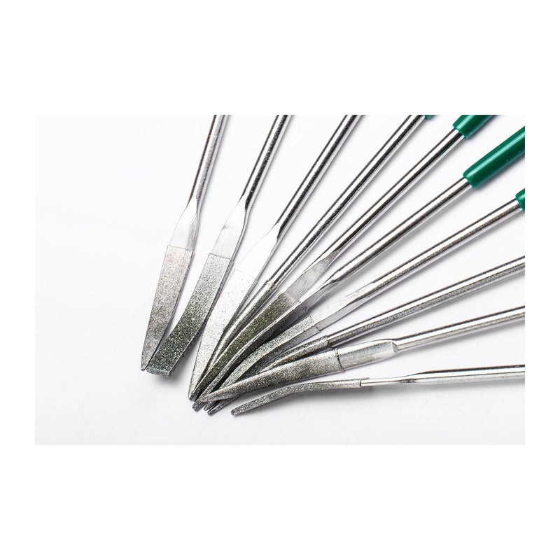 Bộ giũa kim loại , dài 3 x 140mm SATA 03805 10 chi tiết