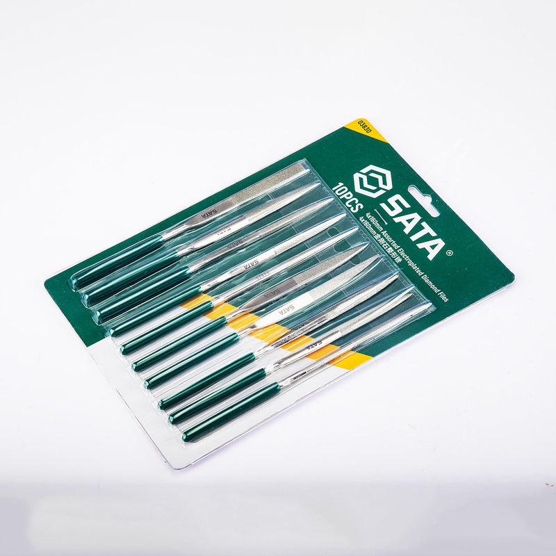 ダイヤモンドニードルファイルセット 4x160MM SATA 03830