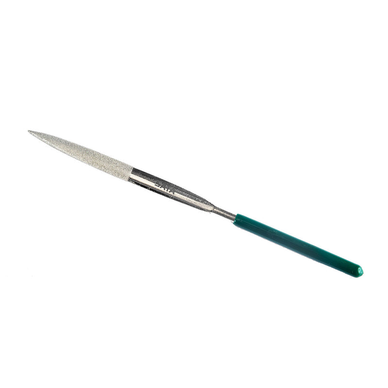 ダイヤモンドポイント半丸ニードルファイル 4x160MM SATA 03832