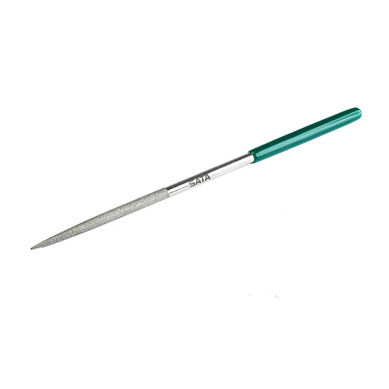 ダイヤモンドポイントラウンドニードルファイル 5x180MM SATA 03855