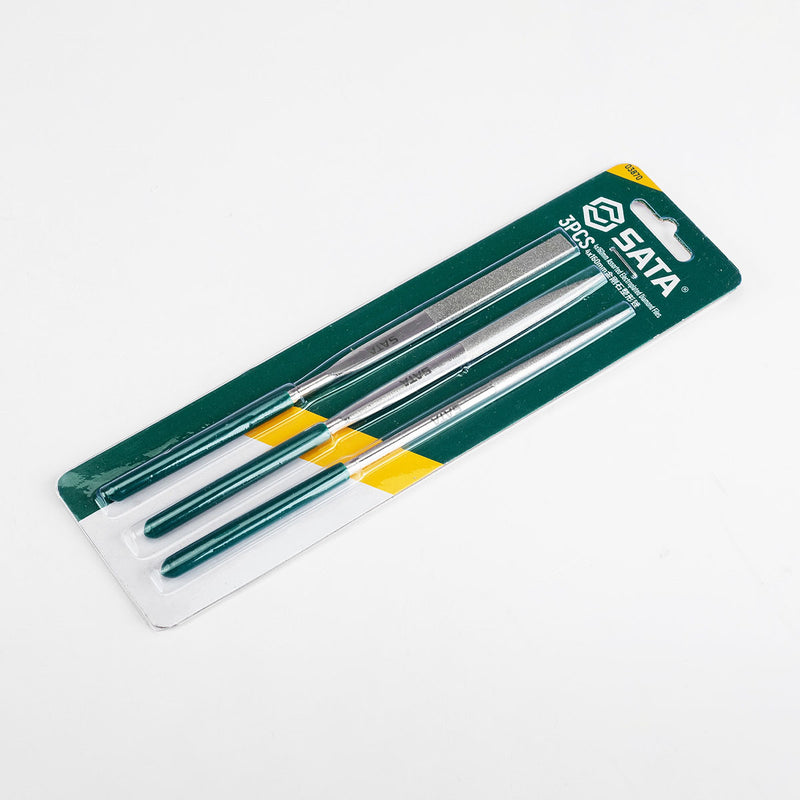 3Pc. Diamond Needle File Set 4x160MM SATA 03870
