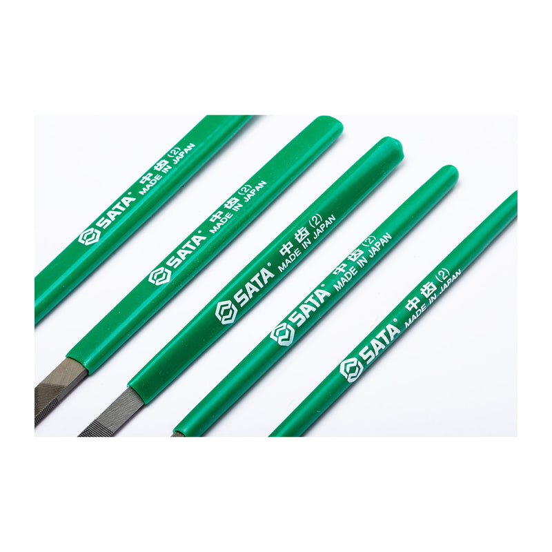 Bộ giũa kim loại mini SATA 03901, 5 chi tiết. Dài 185mm