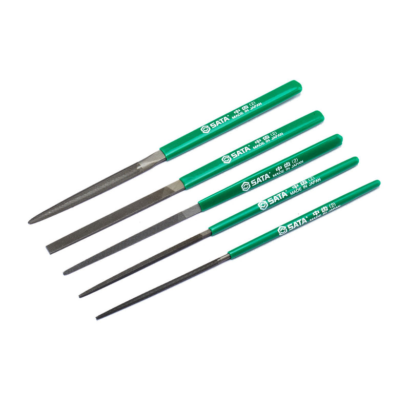 Bộ dũa kim loại mini 5 chi tiết SATA 03901 185mm nhập khẩu Nhật Bản.