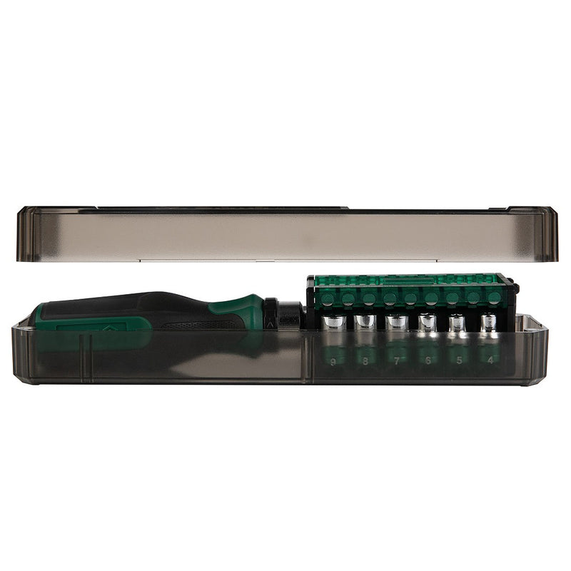 Bộ đầu tuýp và mũi vặn vít 31 chi tiết SATA 05101