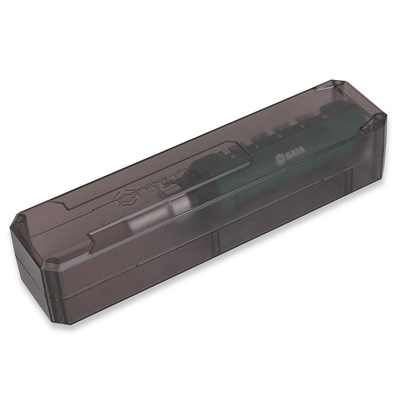 Bộ mũi vặn vít và đầu tuýp, kèm tay vặn 15 chi tiết SATA 05102