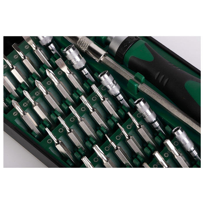 Bộ mũi vặn vít điện tử, kèm tay vặn 38 chi tiết SATA 05107