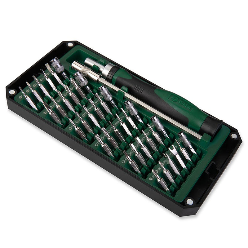 Bộ mũi vặn vít điện tử, kèm tay vặn 38 chi tiết SATA 05107