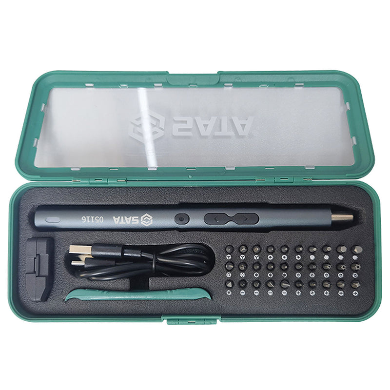 Bộ tua vít điện tử dùng Pin sạc 36 chi tiết SATA 05116