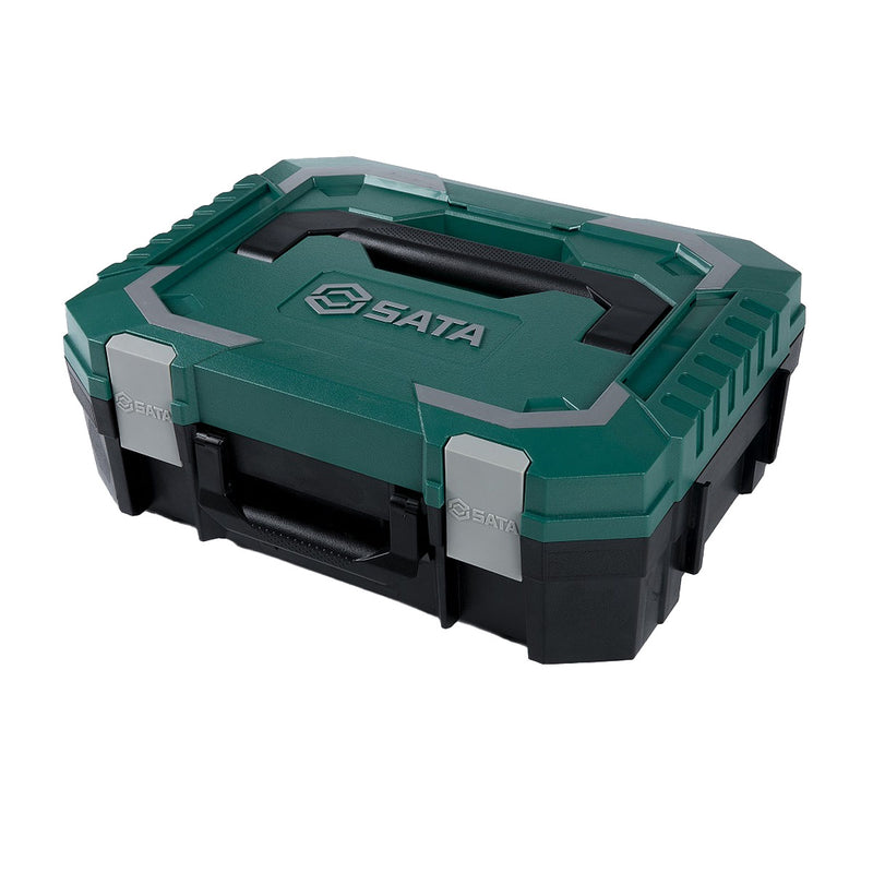 Bộ máy khoan gỗ thép 66 chi tiết SATA 05152C dùng Pin 12V