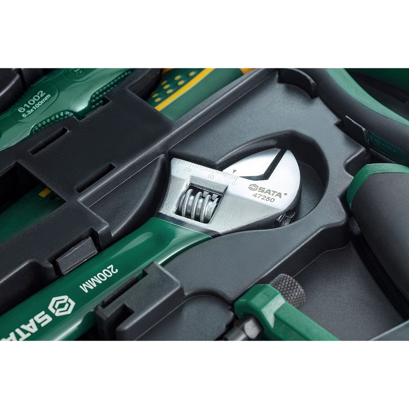 Bộ máy khoan búa 88 chi tiết SATA 05152 dùng Pin 18V