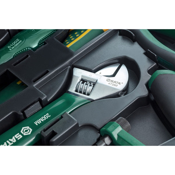 Bộ máy khoan búa dùng Pin 18V và dụng cụ cầm tay 88 chi tiết SATA 05152