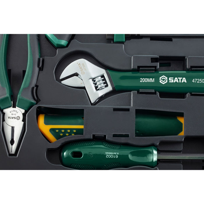 Bộ máy khoan búa dùng Pin 18V và dụng cụ cầm tay 88 chi tiết SATA 05152