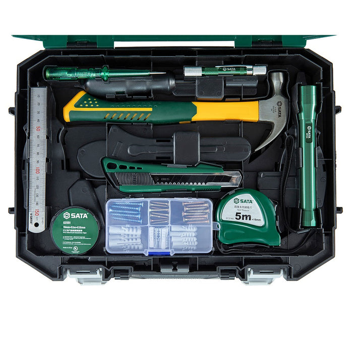 Bộ máy khoan búa dùng Pin 18V và dụng cụ cầm tay 88 chi tiết SATA 05152