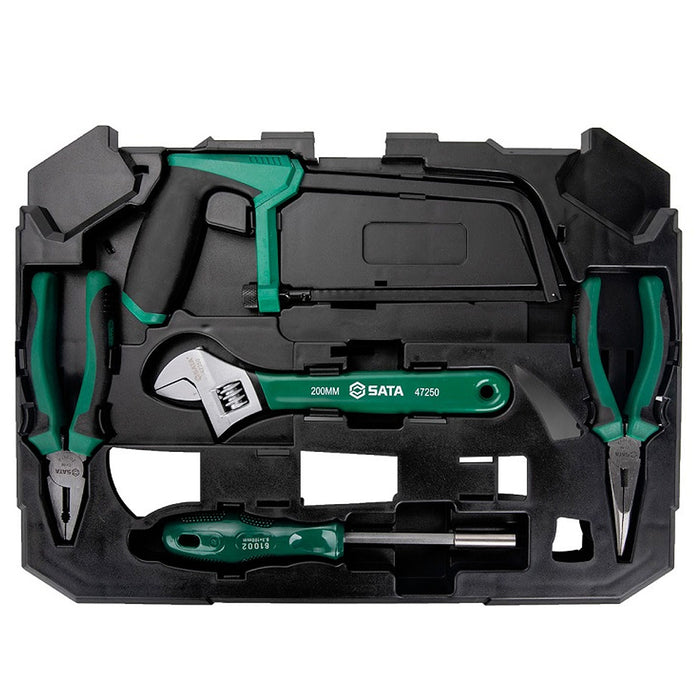 Bộ máy khoan búa dùng Pin 18V và dụng cụ cầm tay 88 chi tiết SATA 05152