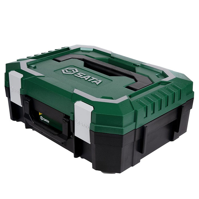 Bộ máy khoan búa 88 chi tiết SATA 05152 dùng Pin 18V