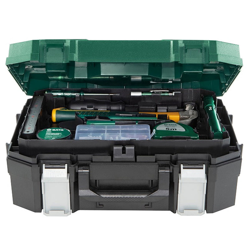 Bộ máy khoan búa 88 chi tiết SATA 05152 dùng Pin 18V