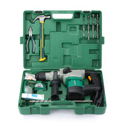 Bộ máy khoan bê tông 3 chức năng SATA 05157 800W 12 chi tiết kèm phụ kiện, hộp đựng.