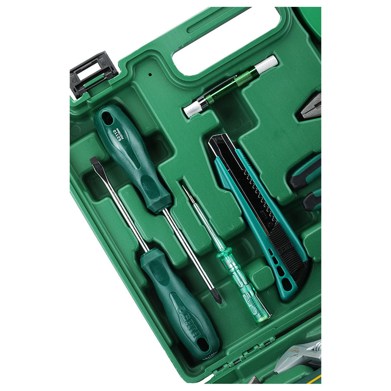 Bộ dụng cụ bảo trì thiết bị điện 28 chi tiết SATA 05166