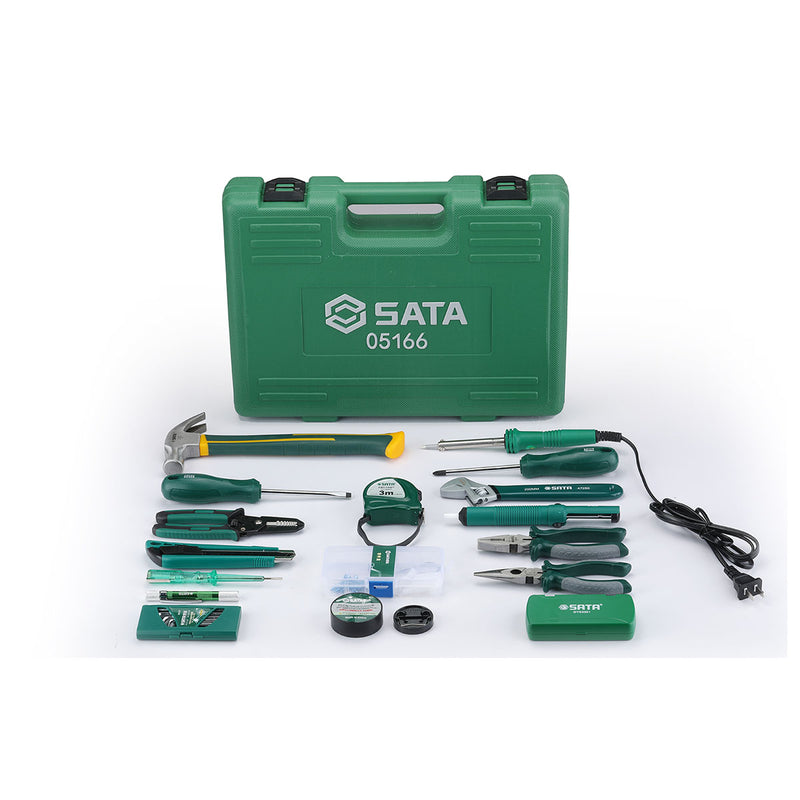 Bộ dụng cụ bảo trì thiết bị điện 28 chi tiết SATA 05166