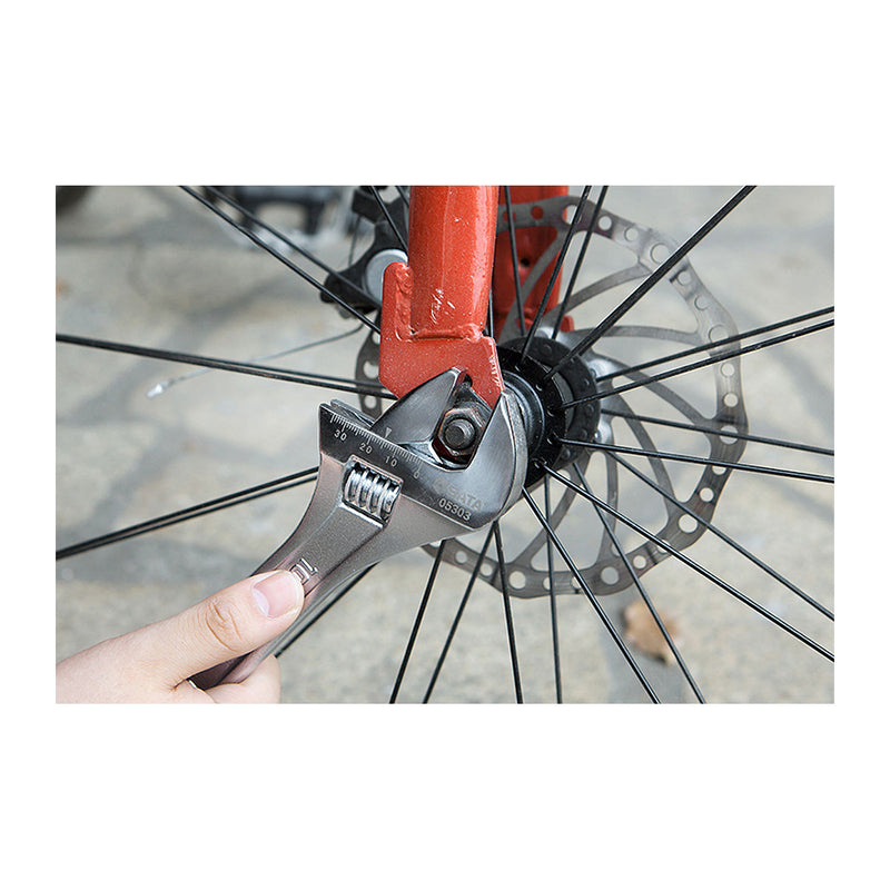 Mỏ lết SATA kích thước từ 4 inch - 12 inch. Chất liệu thép Carbon chất lượng cao bề mặt được mạ Crom