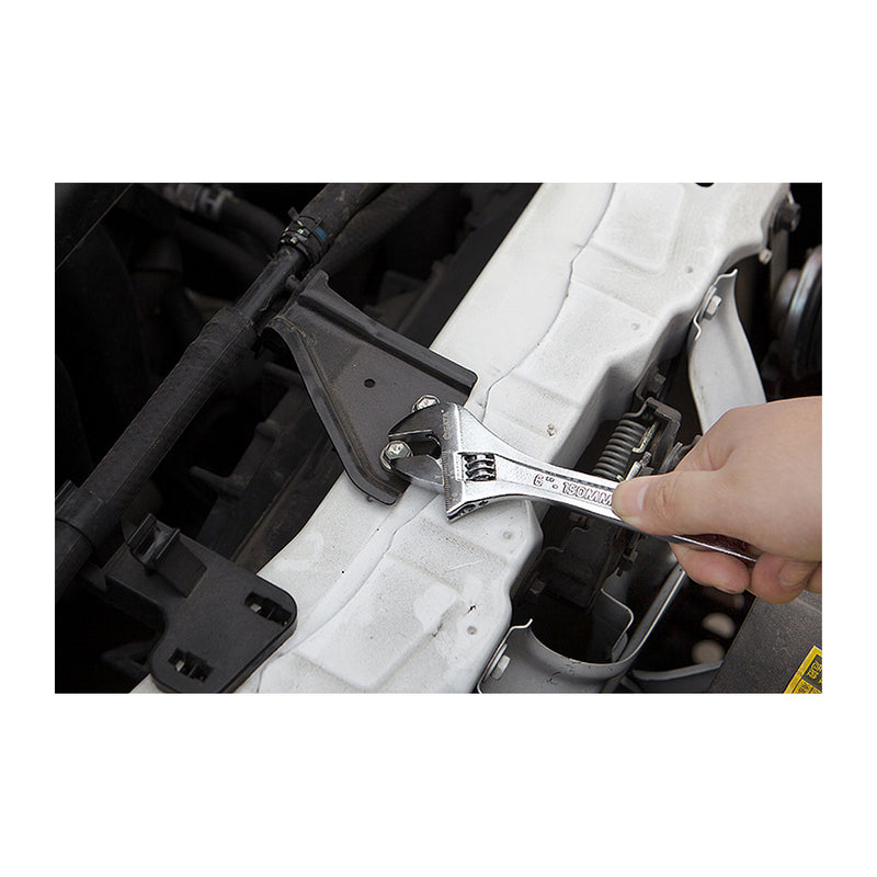 Mỏ lết SATA kích thước từ 4 inch - 12 inch. Chất liệu thép Carbon chất lượng cao bề mặt được mạ Crom