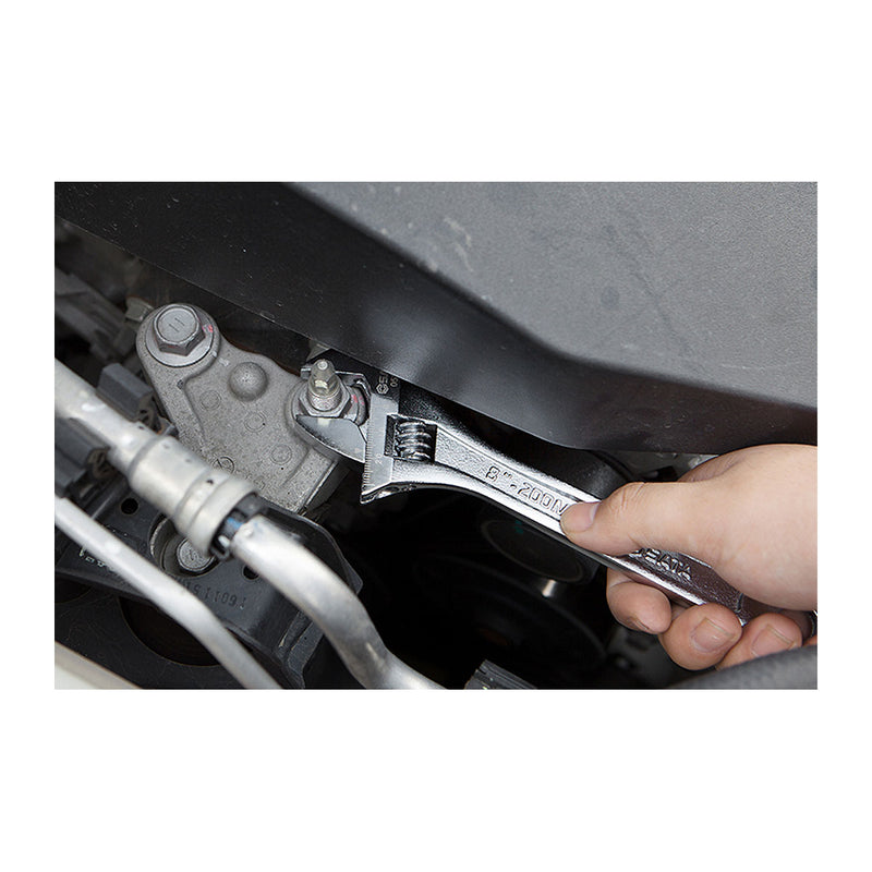 Mỏ lết SATA kích thước từ 4 inch - 12 inch. Chất liệu thép Carbon chất lượng cao bề mặt được mạ Crom