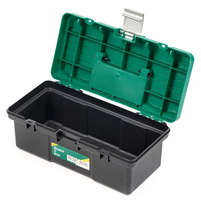 Thùng đựng đồ nghề bằng nhựa, loại không có khay SATA 05315A kích thước từ 12 inch