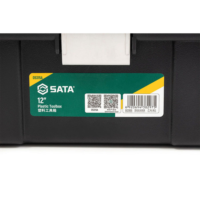 Thùng đựng đồ nghề bằng nhựa, loại không có khay SATA 05315A kích thước từ 12 inch
