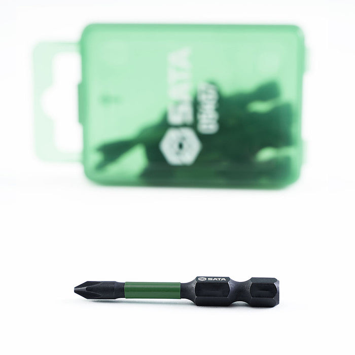 Hộp 10 mũi vặn vít SATA 05438 kích thước PH2 x 50mm