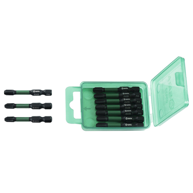 Hộp 10 mũi vặn vít đầu bake SATA 05439 kích thước PH3 x 50mm