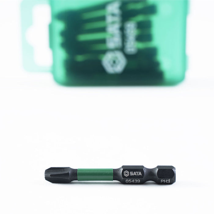 Hộp 10 mũi vặn vít SATA 05439 kích thước PH3 x 50mm